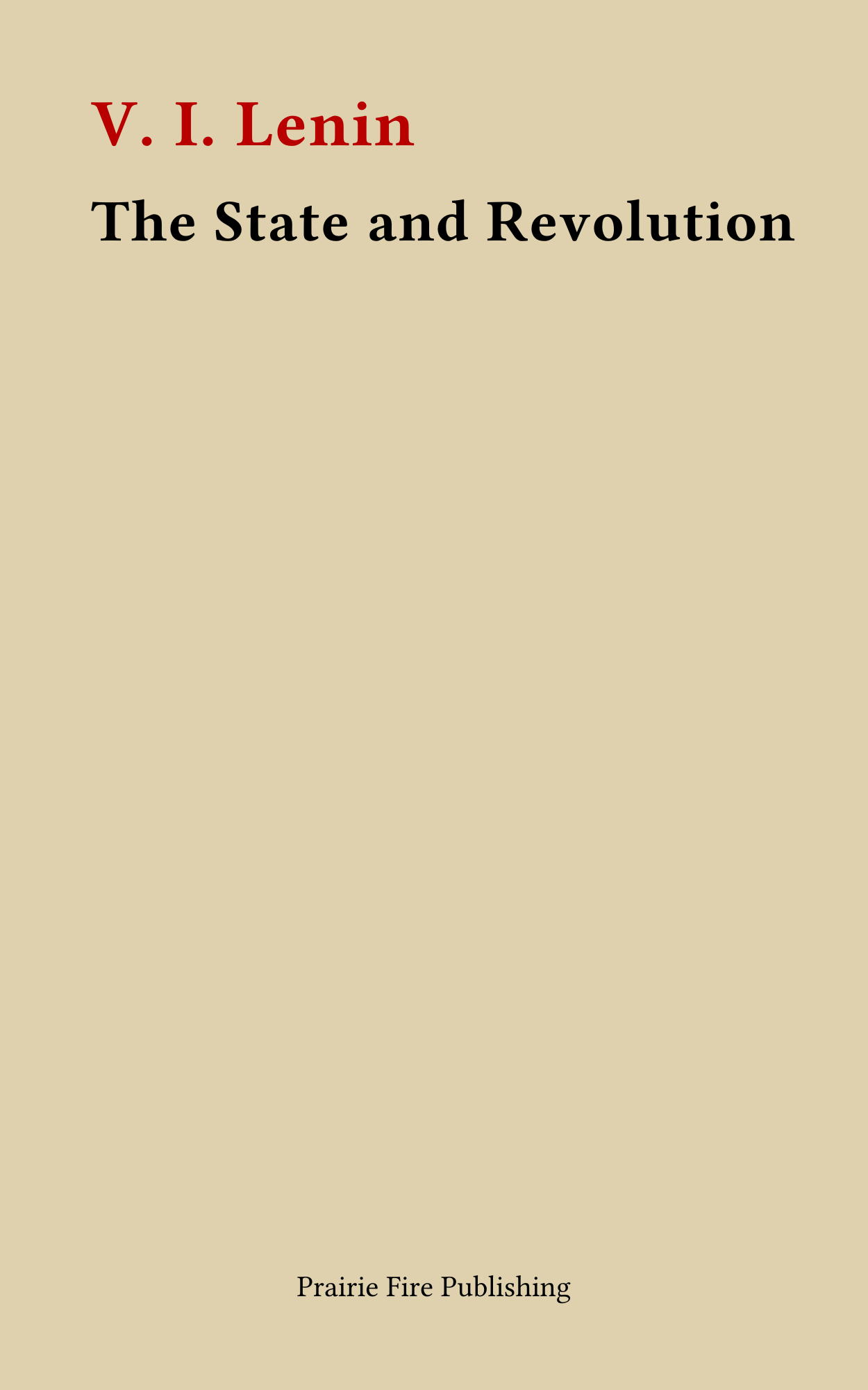 The State and Revolution