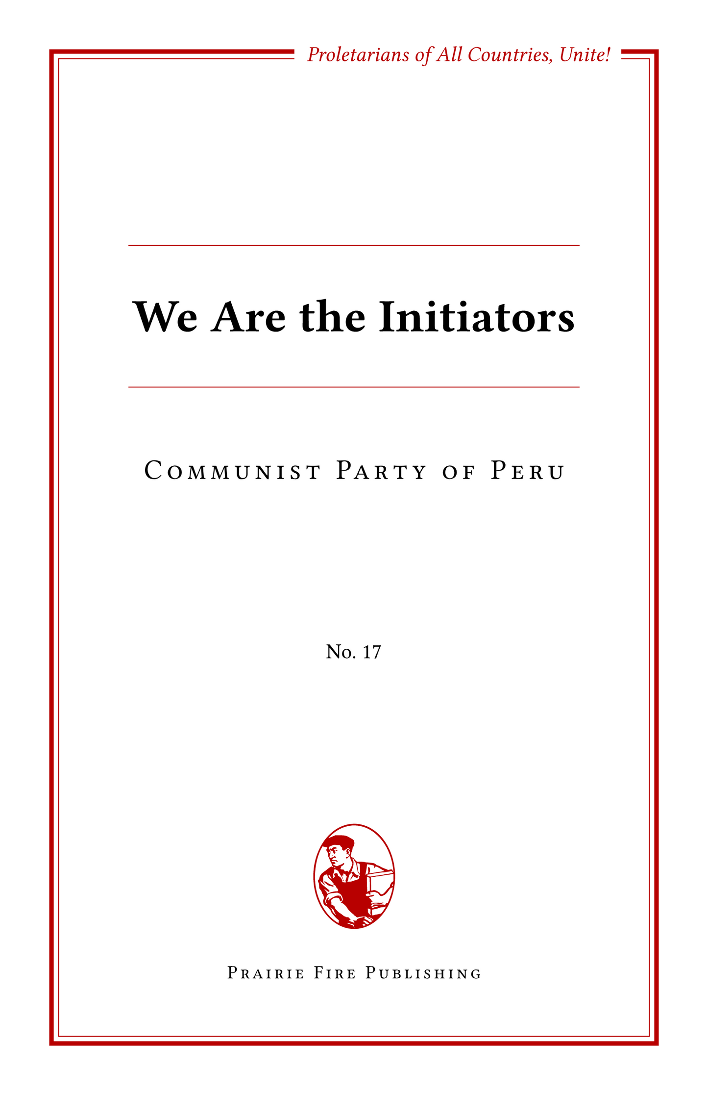 We Are the Initiators