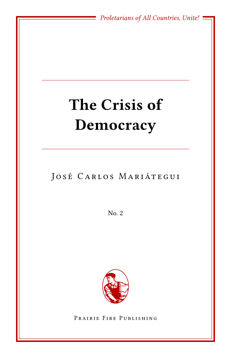 The Crisis of Democracy