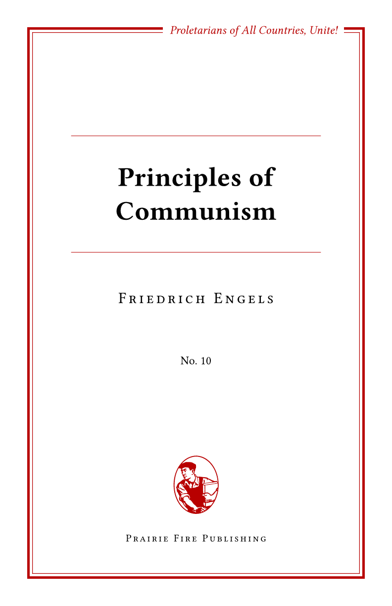 Principles of Communism