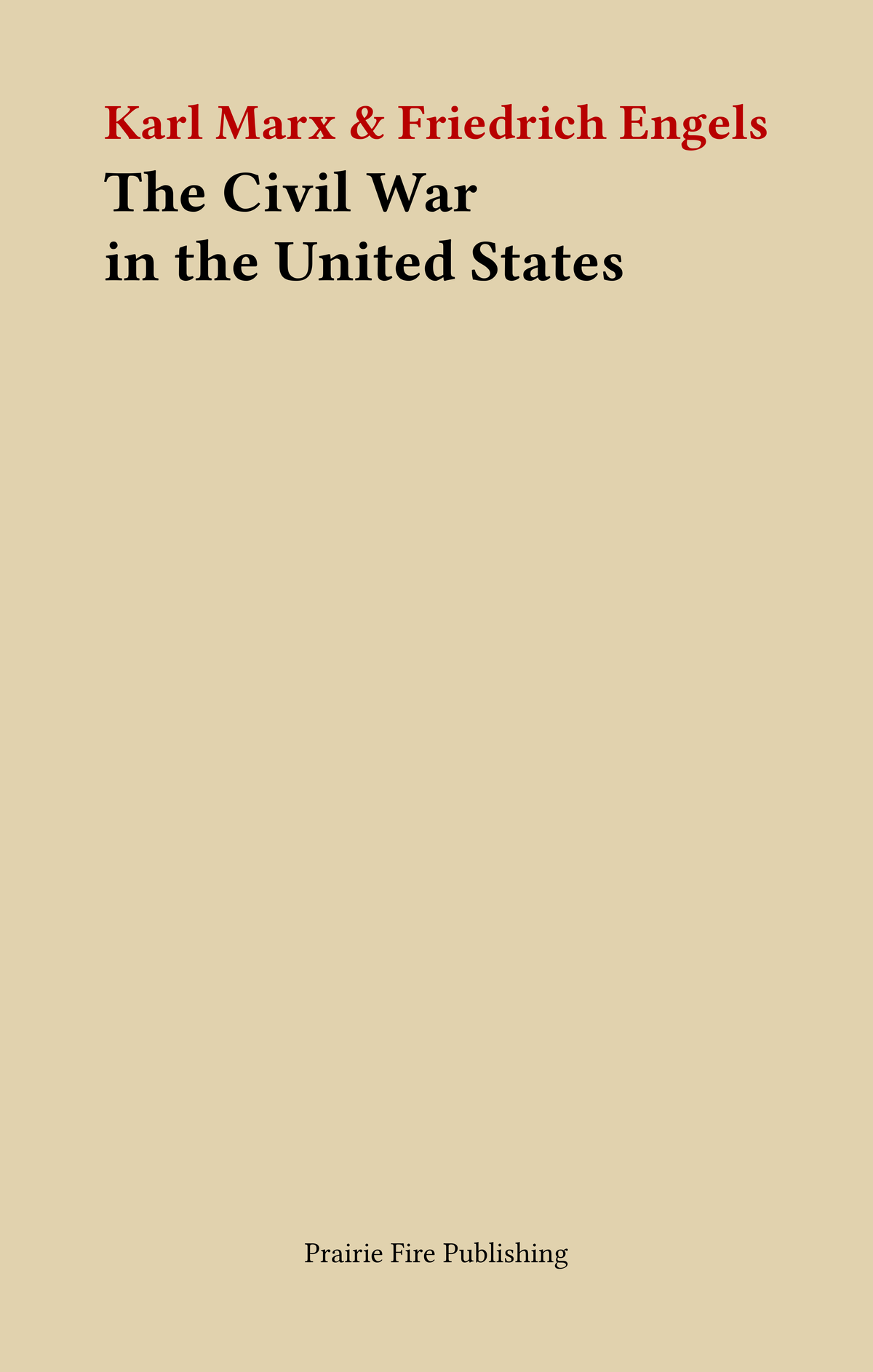 The Civil War in the United States