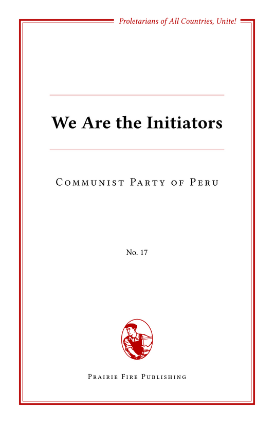 We Are the Initiators